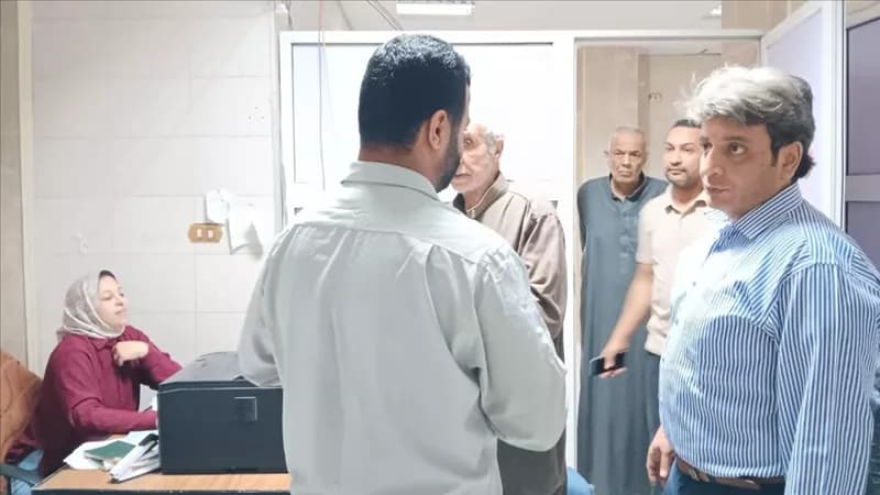 مدير التأمين الصحي يتفقد عيادة بني سويف