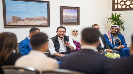 Crown Prince Praises Jordanian Tech Youth