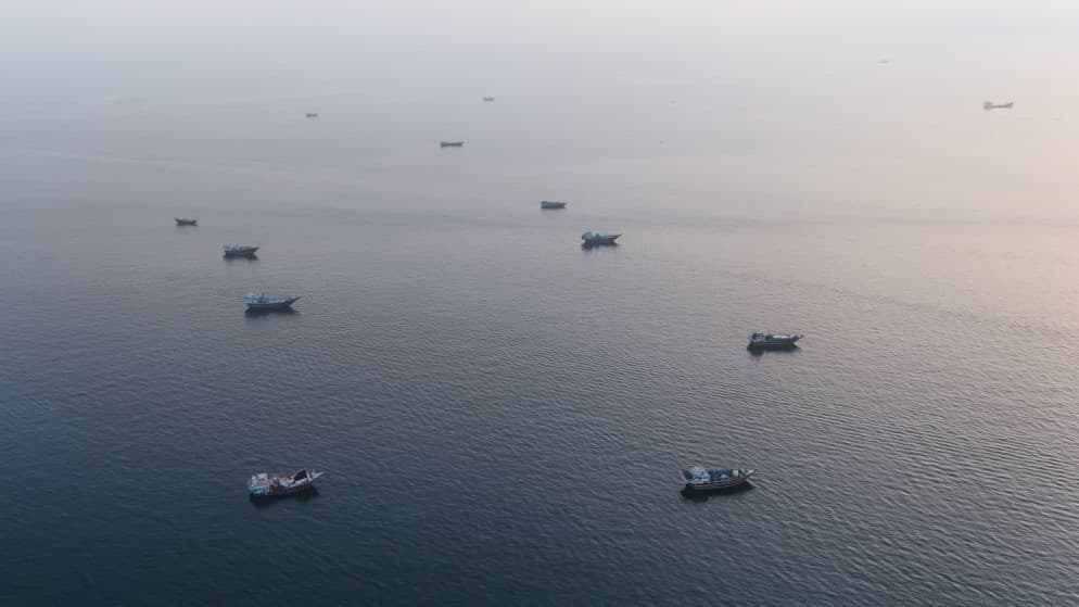 U.S. Navy halts ship near Iranian ports