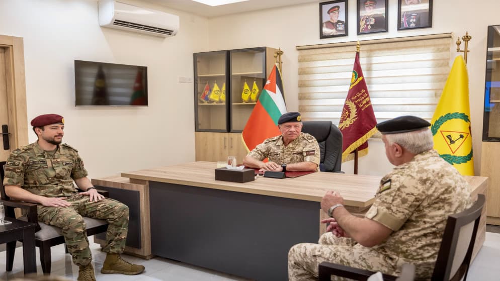 King expresses trust in Arab army