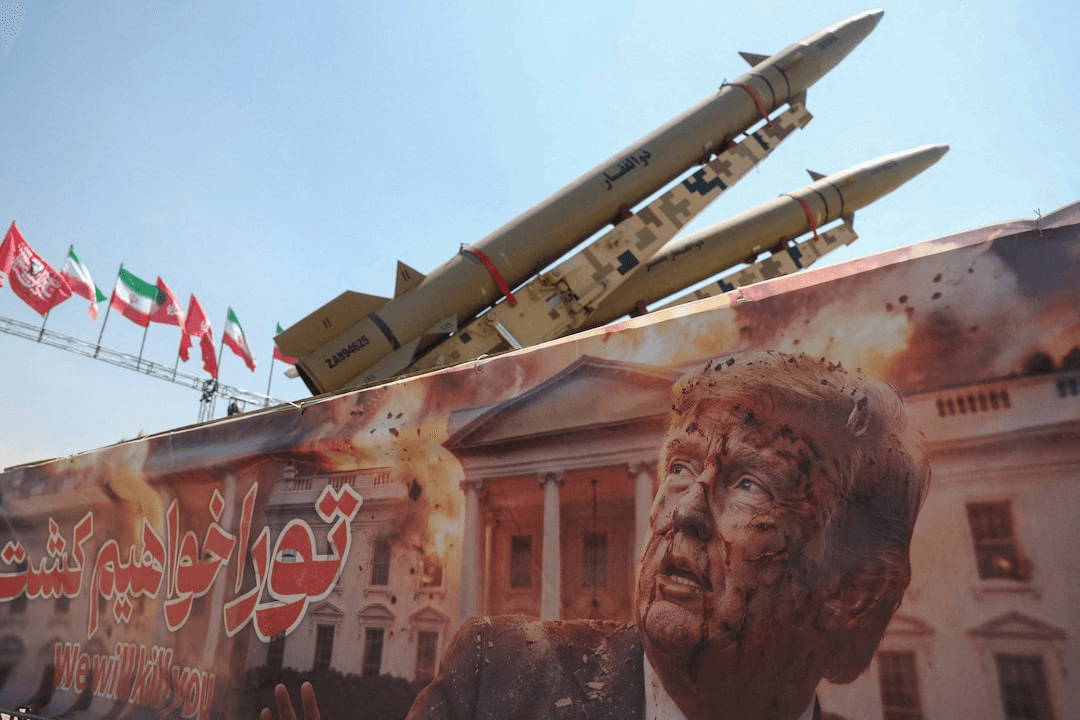 Trump denies talks as Iran closes Strait