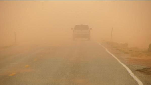 Desert roads face reduced visibility risks