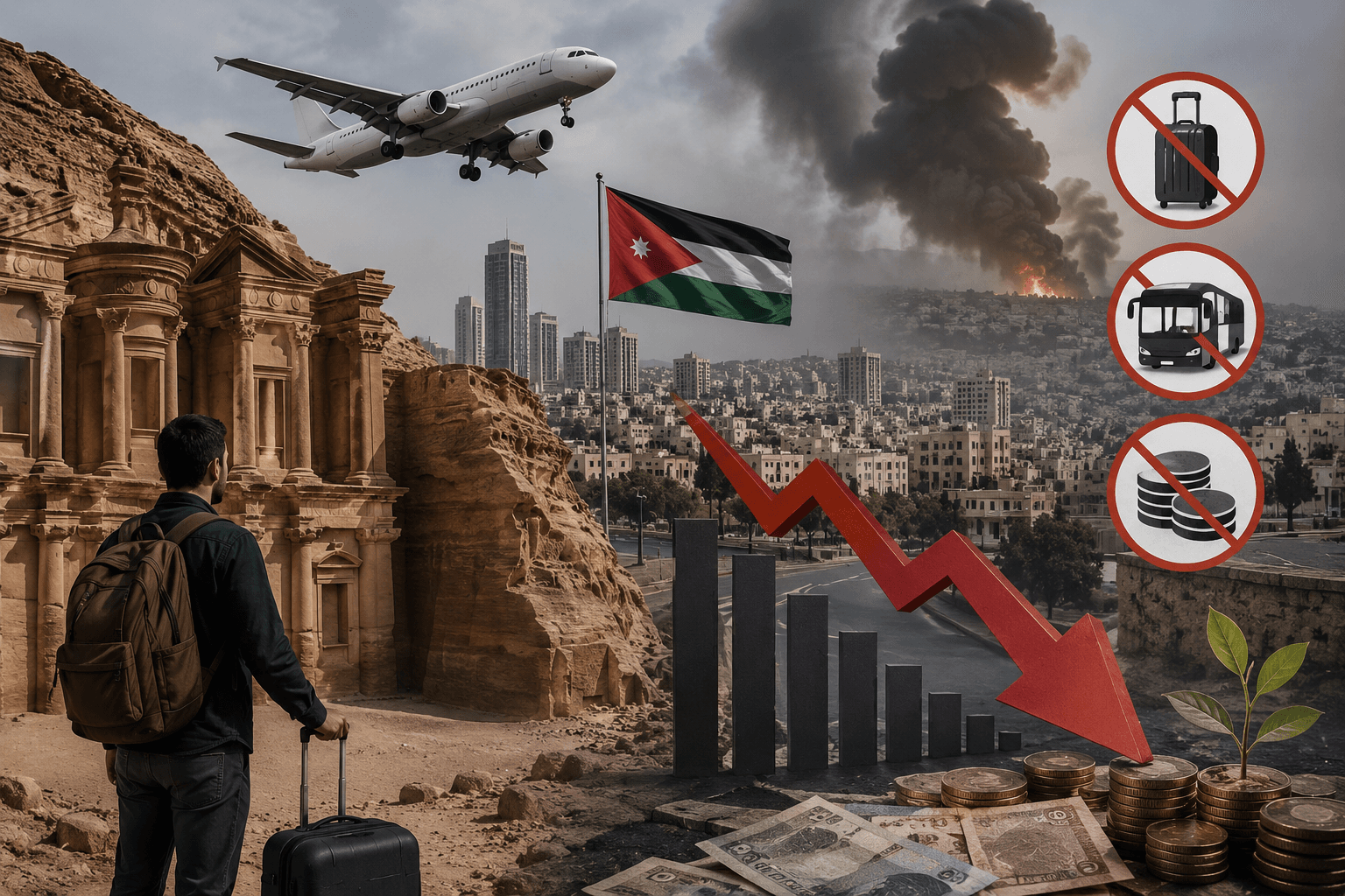 تأثير التصعيد الإقليمي على السياحة والاستثمار في الأردن