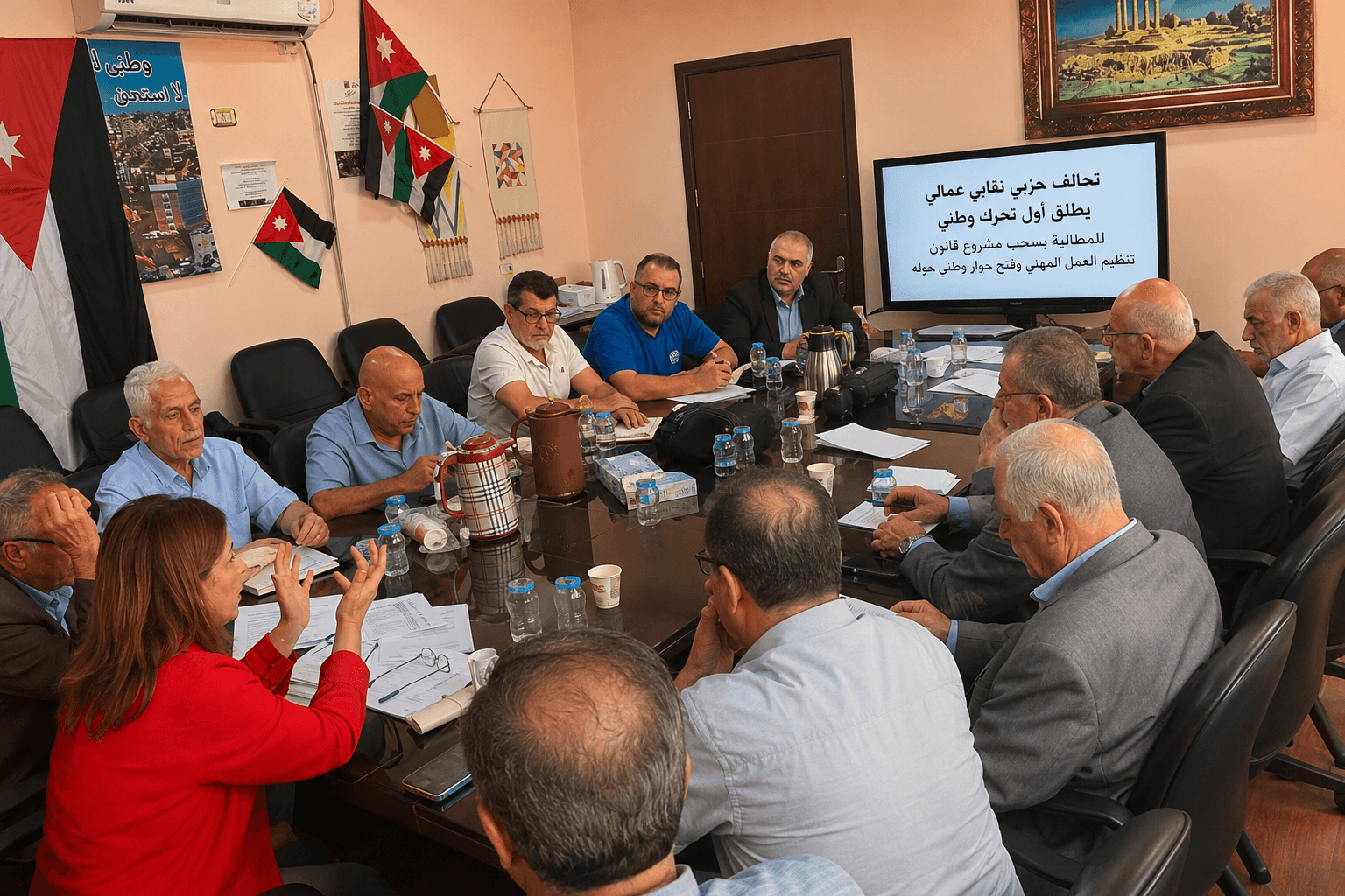 تحالف عمالي يدعو لسحب قانون العمل