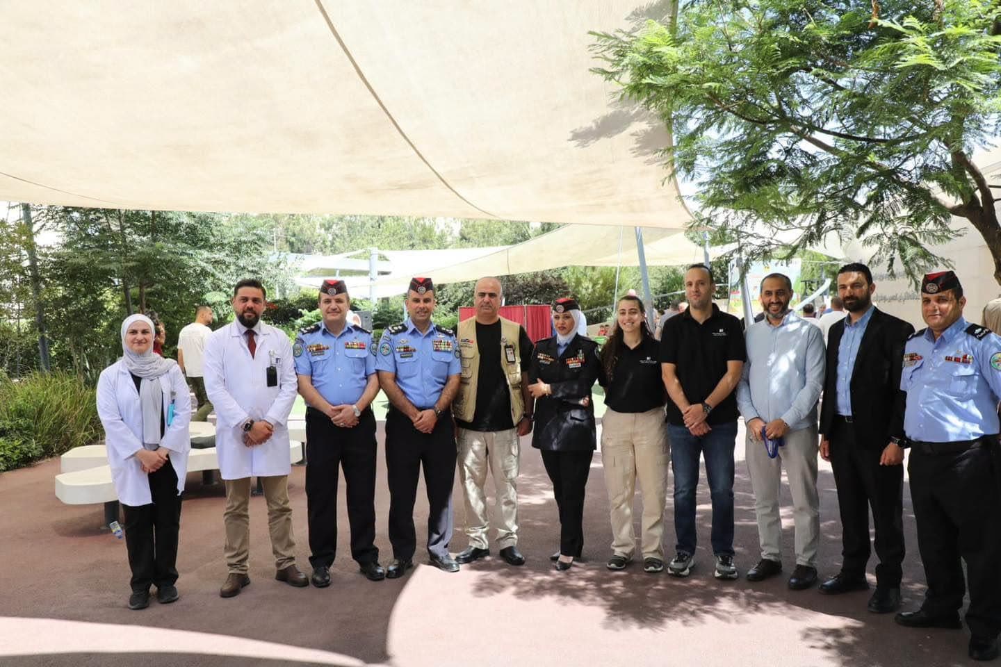 Community police host children’s traffic event at King Hussein Cancer Center