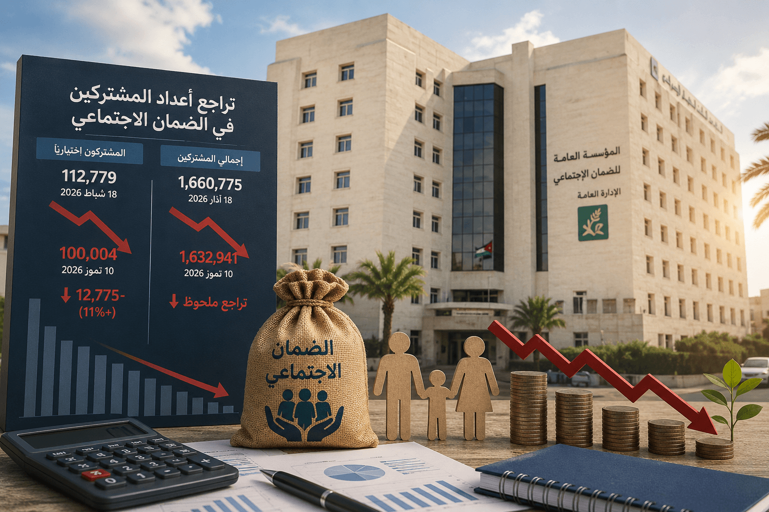 إصلاح إدارة الضمان الأردني يعزز استدامته