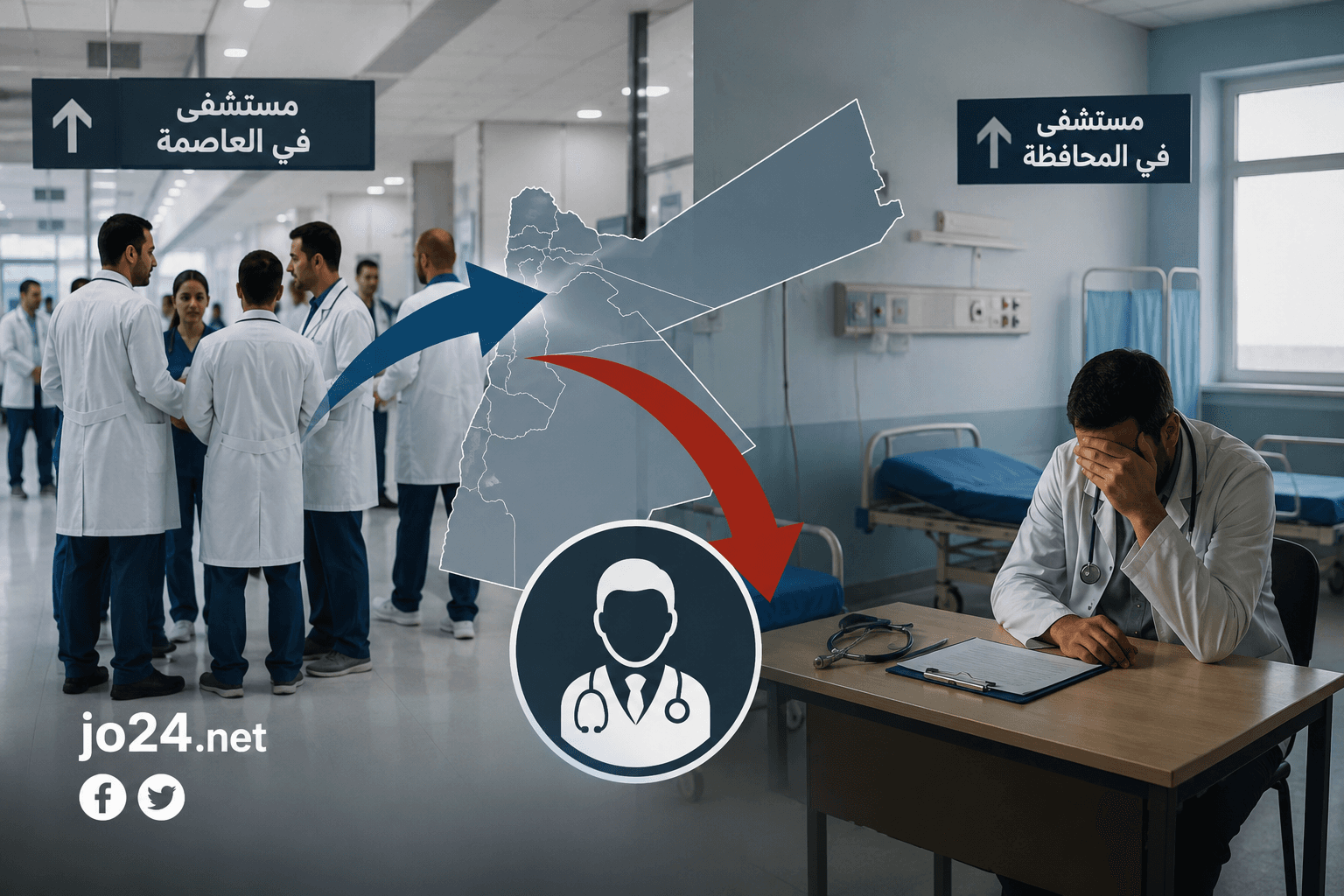 الطراونة يطالب بعدم توزيع الأطباء بشكل غير عادل