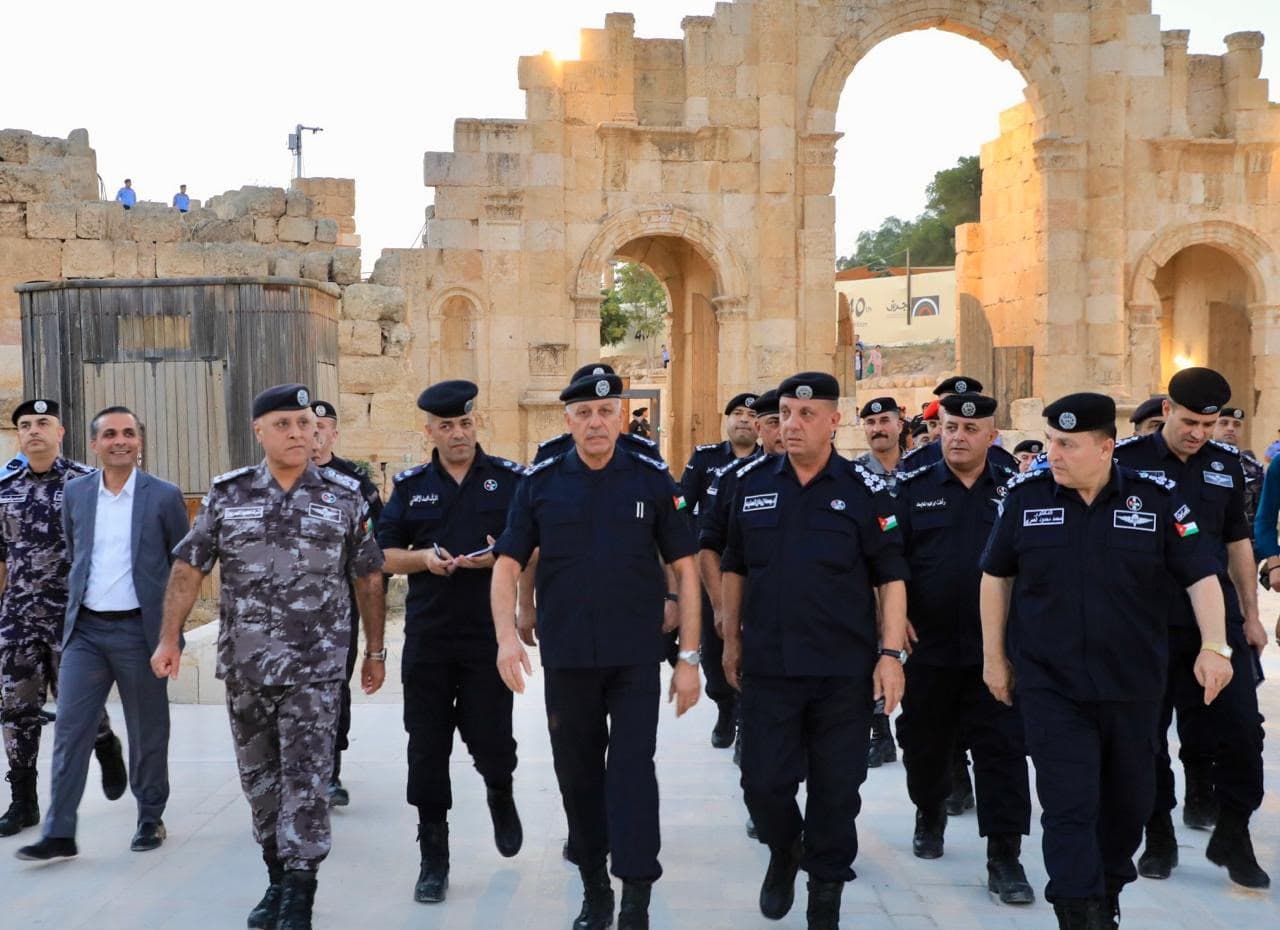 مدير الأمن العام يزور مهرجان جرش