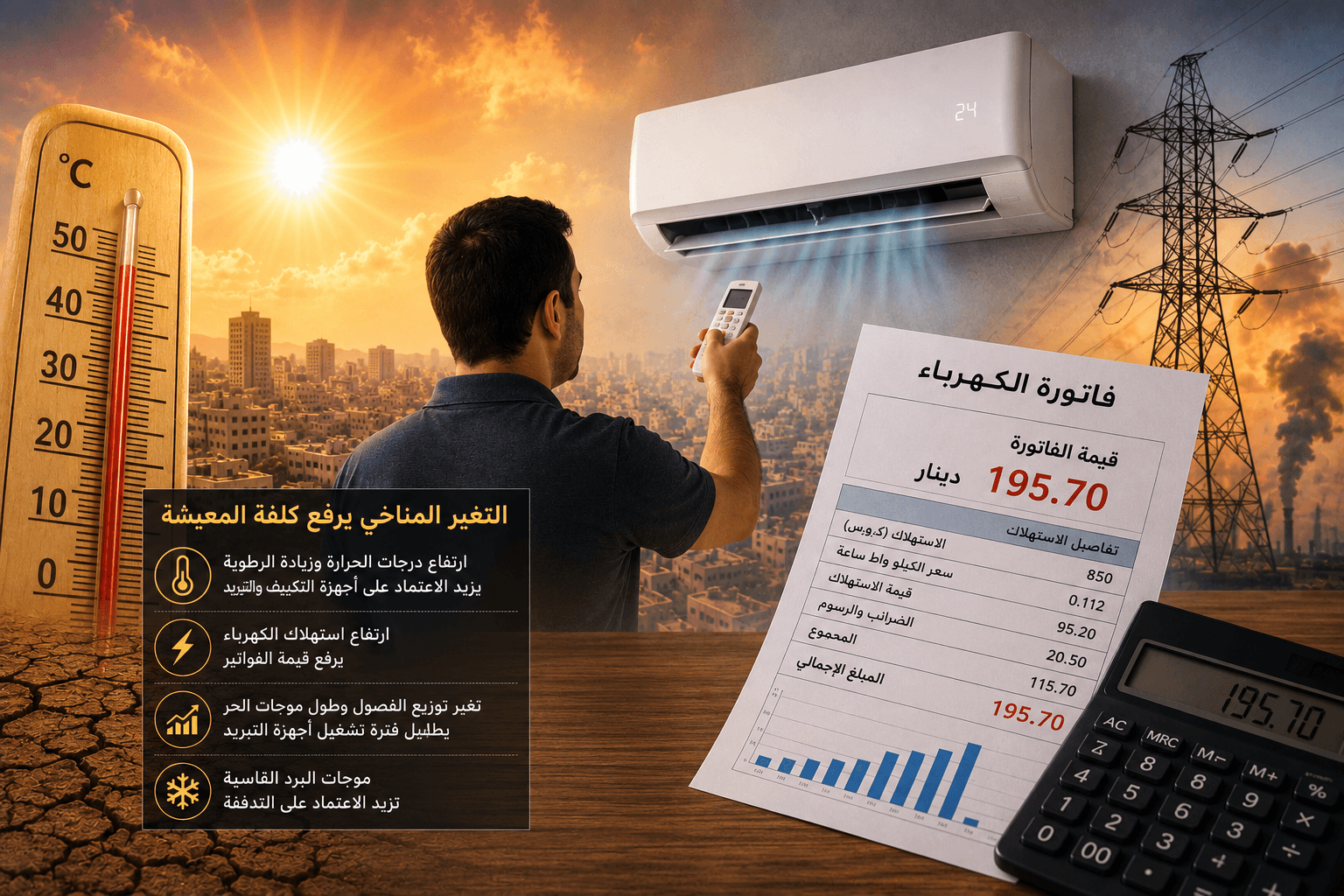عايش التغير المناخي يرفع تكاليف المعيشة