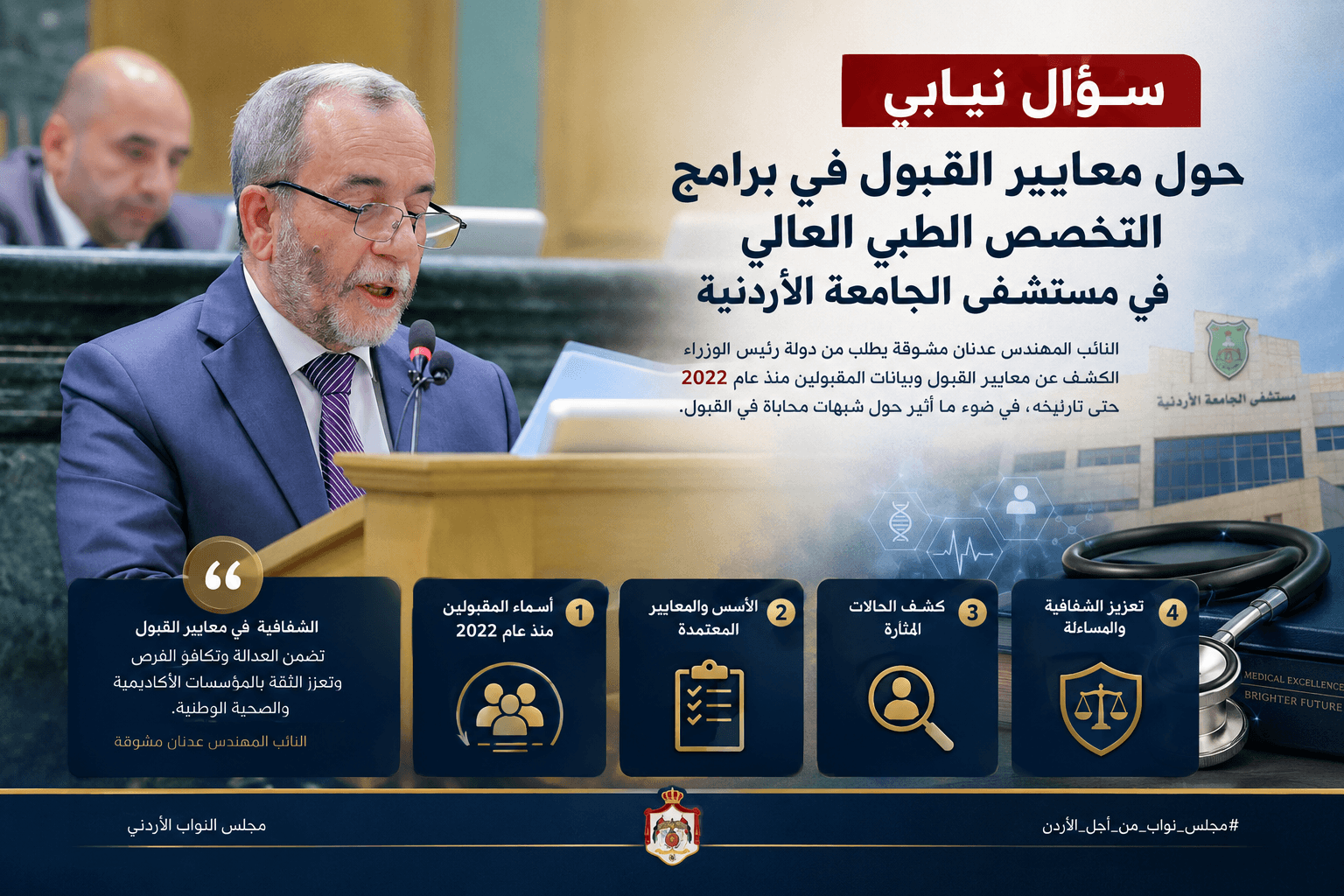 Prime Minister questions criteria for accepting relatives into medical fields