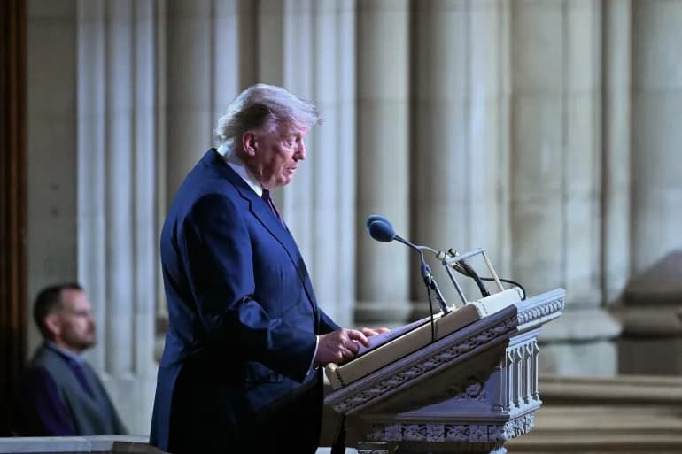 Trump vows strong response to Iran