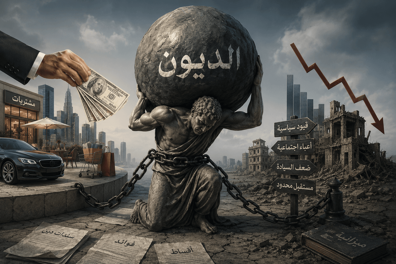 Debt dependency signals decline
