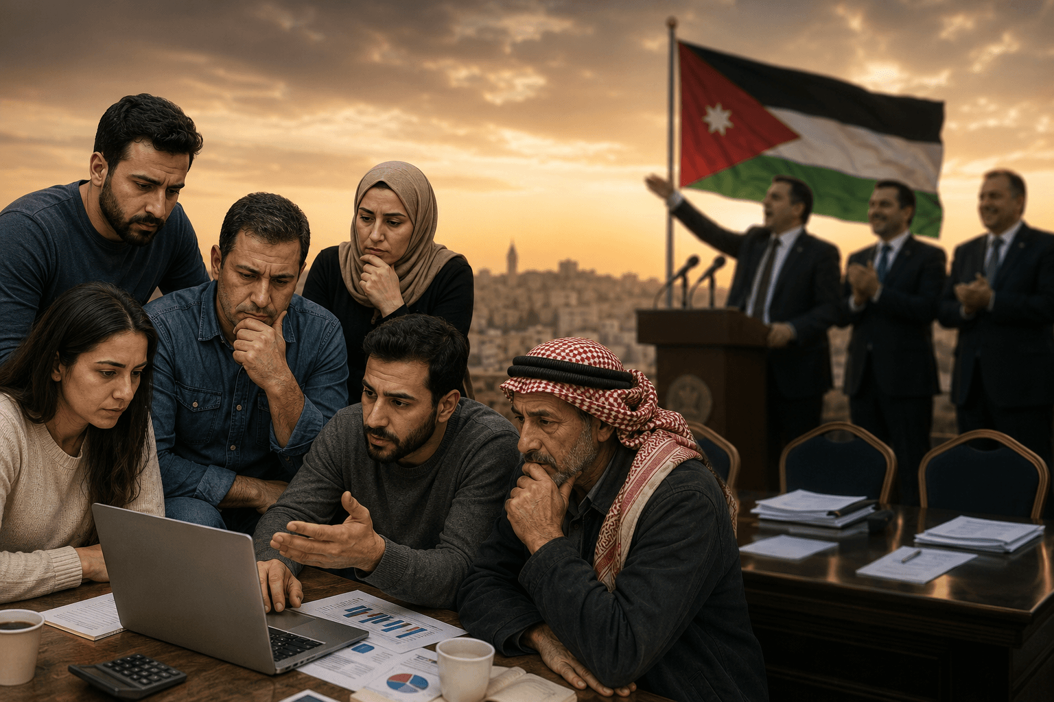 الأردنيون يشاركون في السياسة