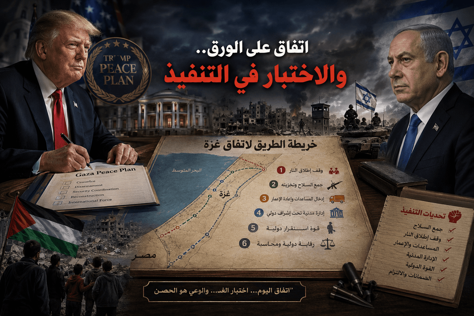 Gaza Attack Involving US, Israeli, and Arab Forces