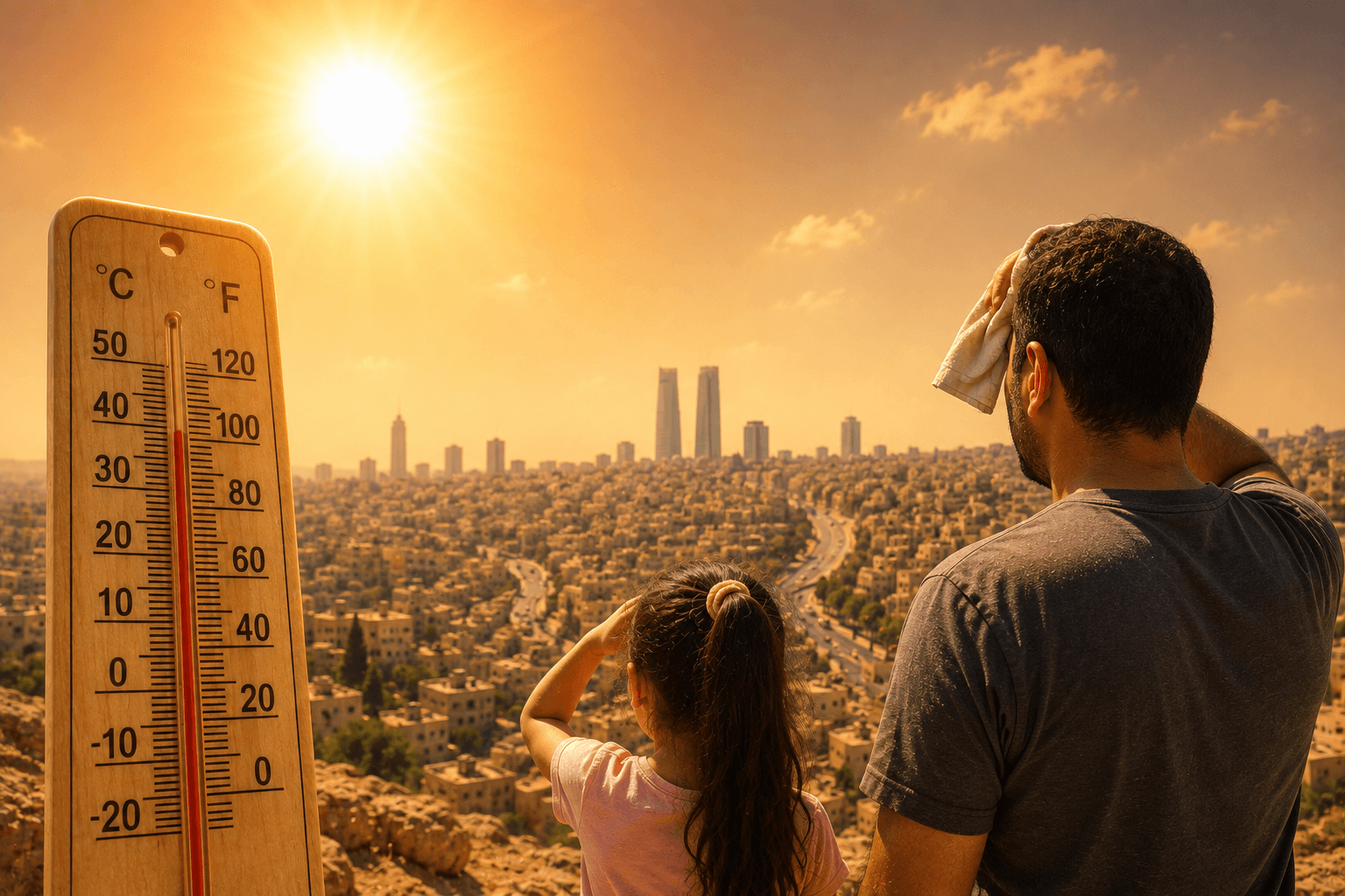 الأرصاد: ذروة تأثير الحرارة في المملكة السبت والأحد