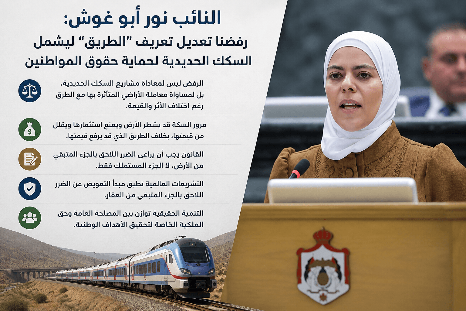 Abu Ghosh Clarifies Railway Modification Rejection