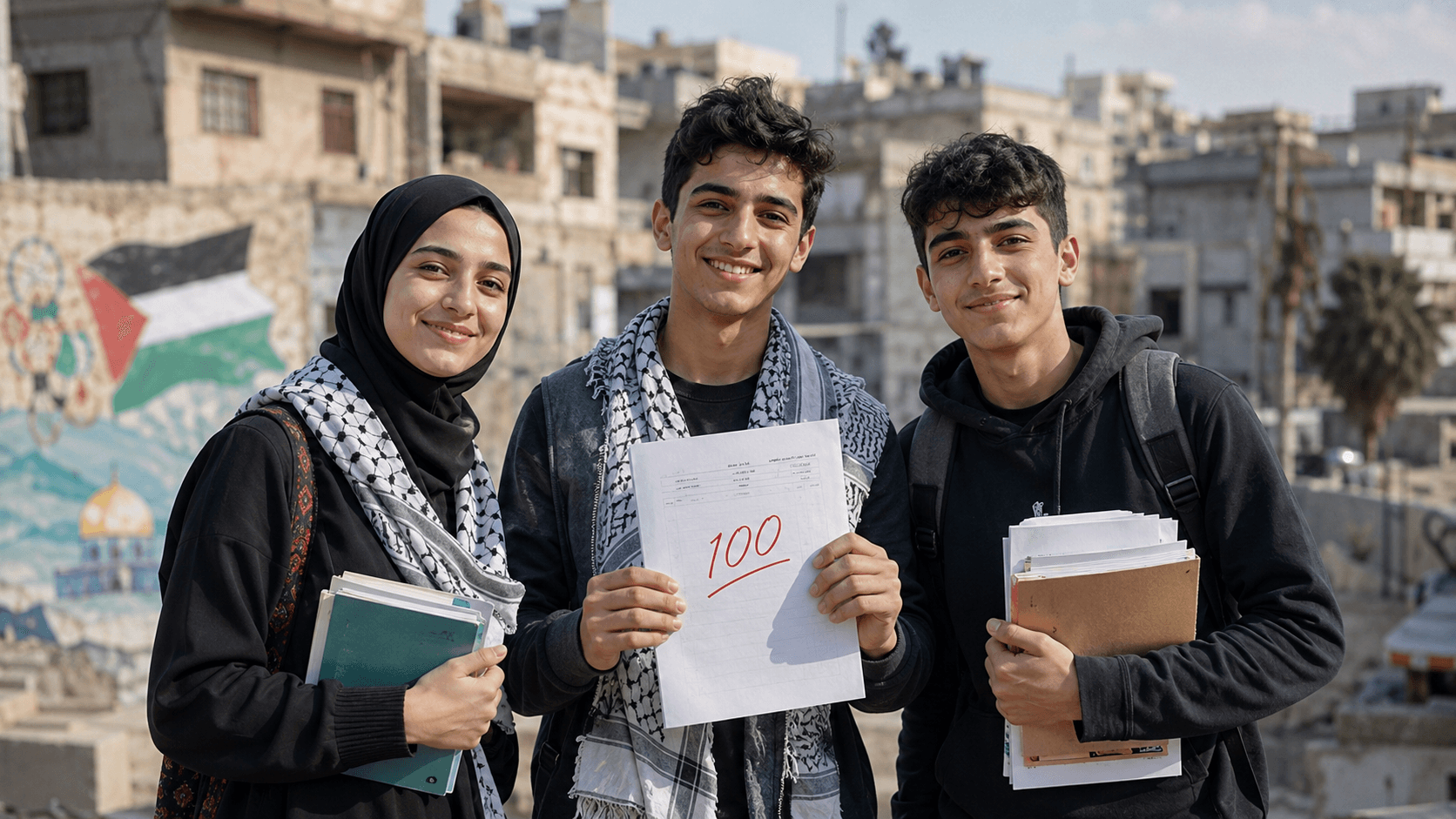Palestinians excel in Syria exams