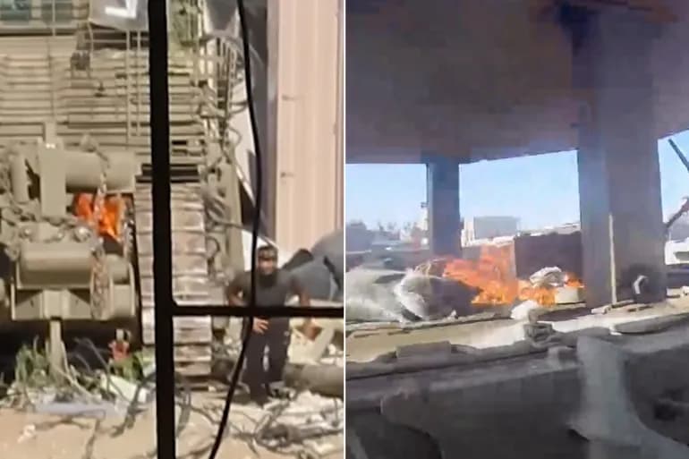 Qassam Identifies Actor in Iconic Burning Bulldozer Clip
