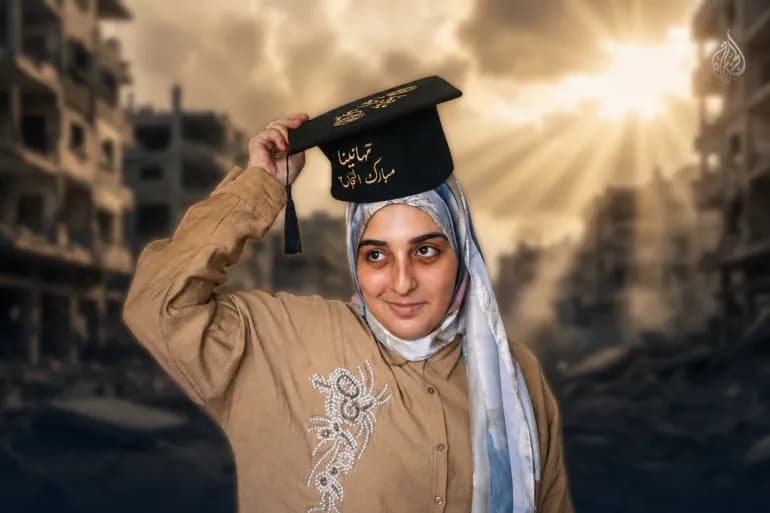 صبا رباح تتصدر توجيهي غزة بنسبة 99.9%