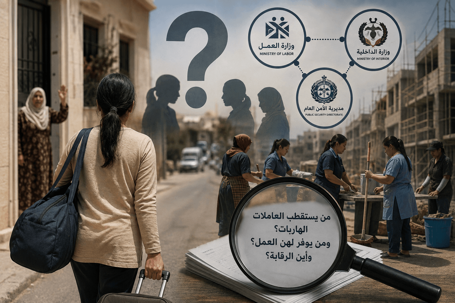 أسئلة مواطن لوزارتي العمل والداخلية