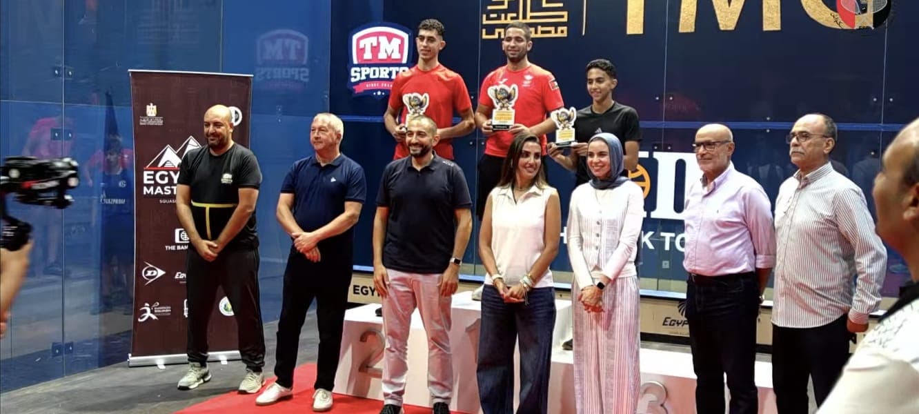 البطاينة يفوز بذهبية مصر المفتوحة للسكواش