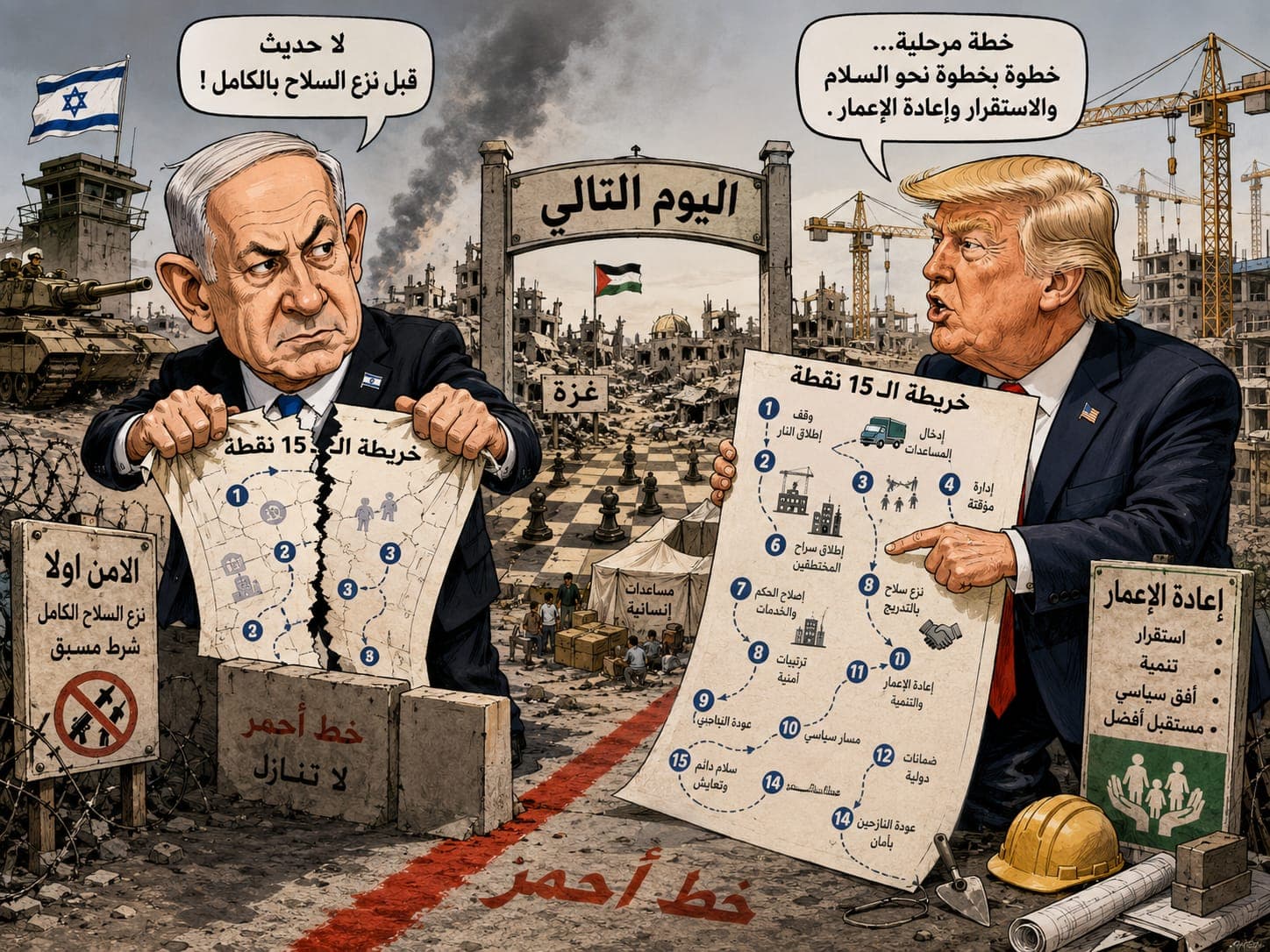 Netanyahu Denies 15-Point Plan Authority on Gaza