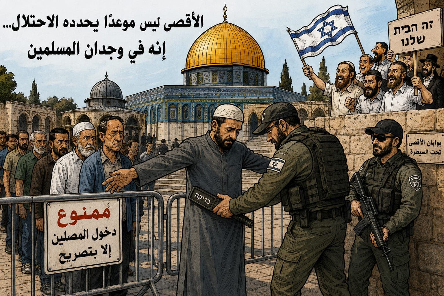 الأقصى في قلب المسلمين وليس موعدًا محددًا