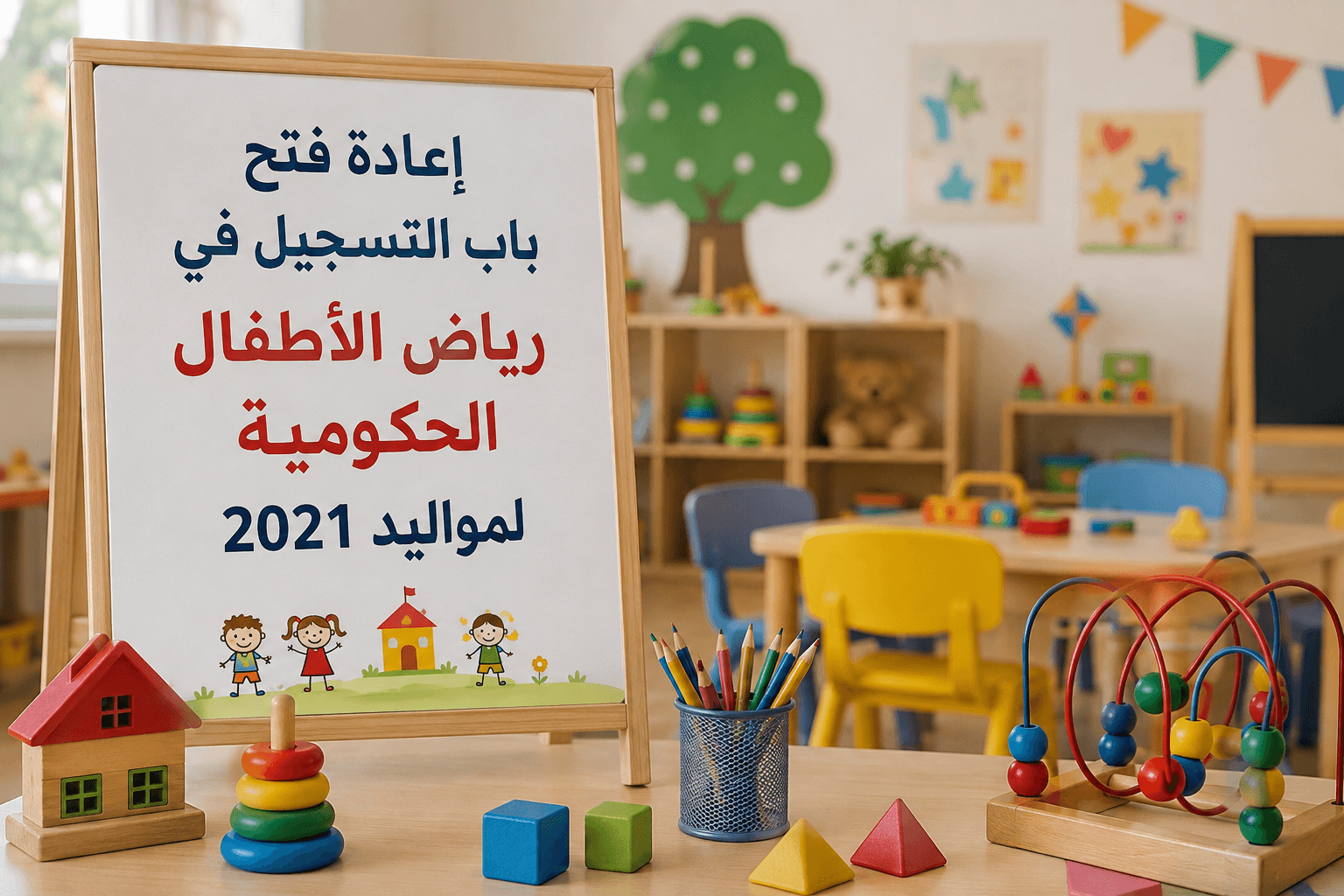 تسجيل الأطفال في رياض الأطفال الحكومية يبدأ من جديد
