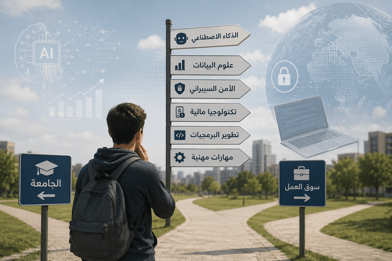 عوض يشجع الطلبة على التوجه للتخصصات التقنية