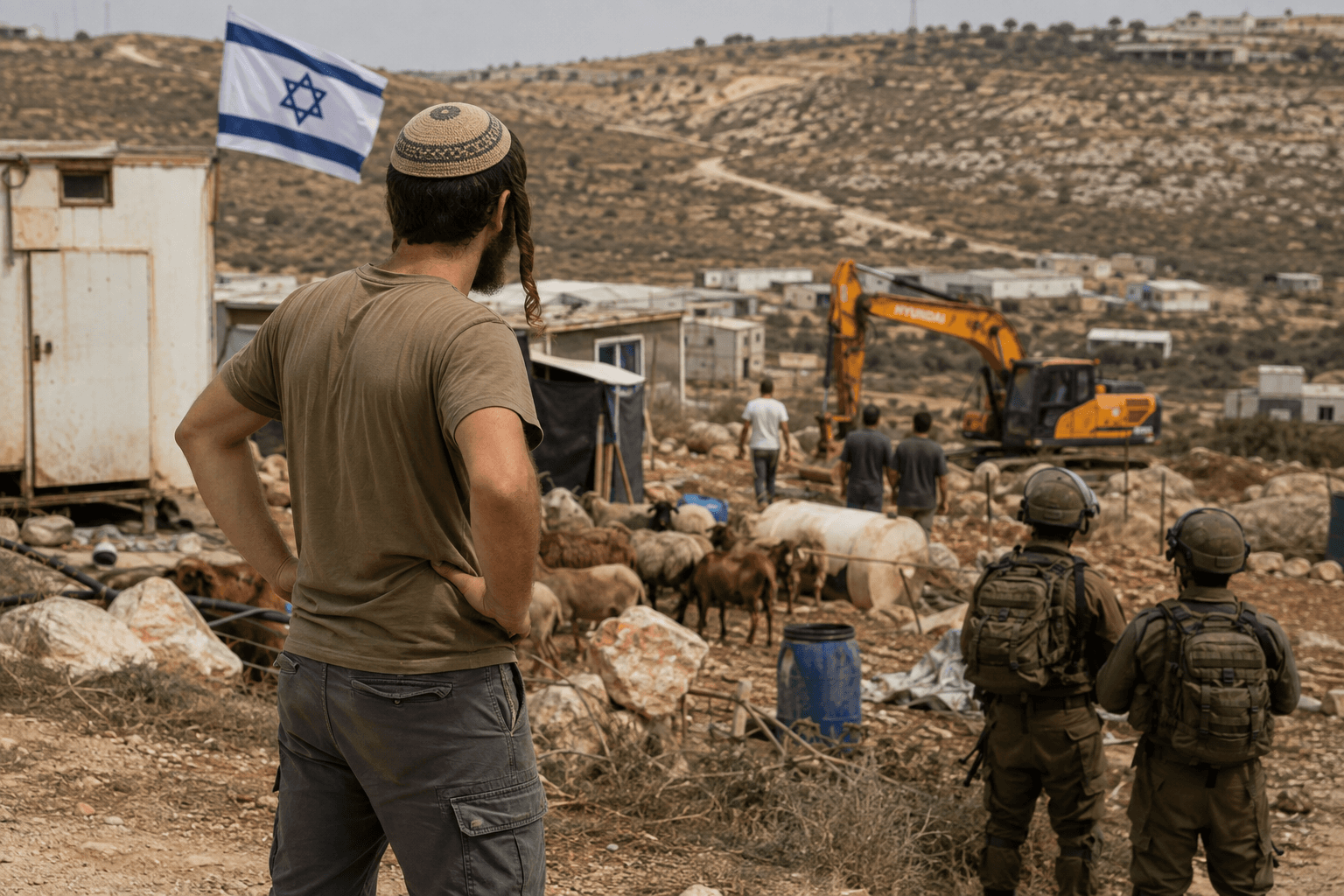 Did Israel develop an ununiformed militia