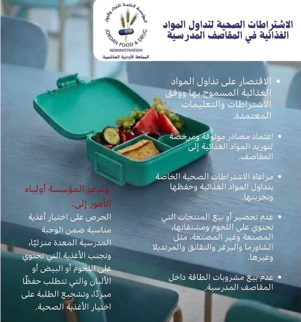 الغذاء والدواء تحذر من هذه الأطعمة