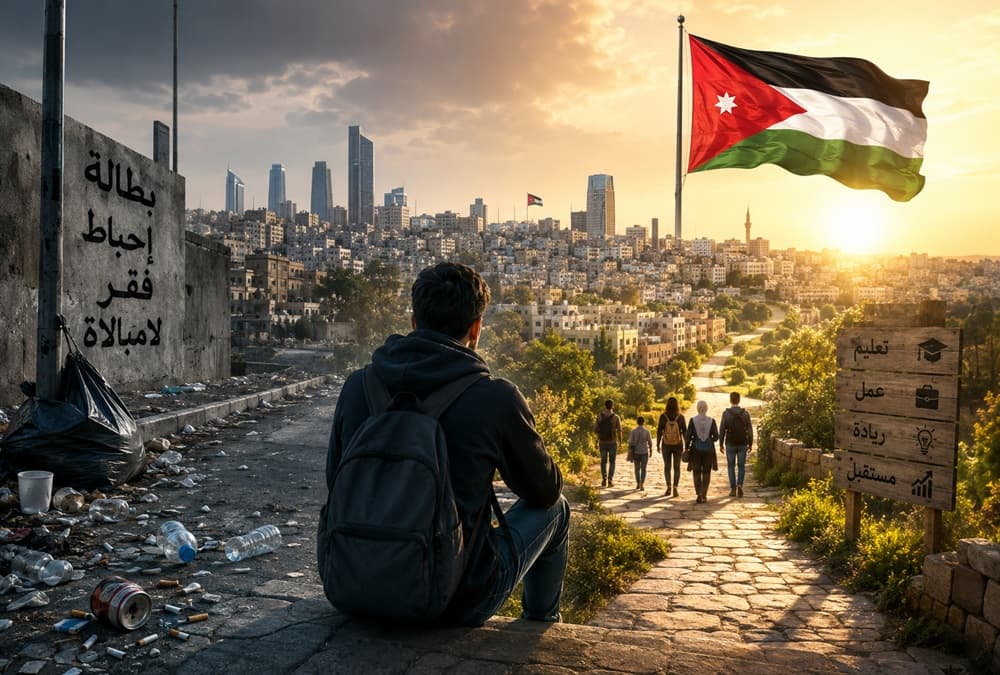 حزني على بلدي وهدر الشباب