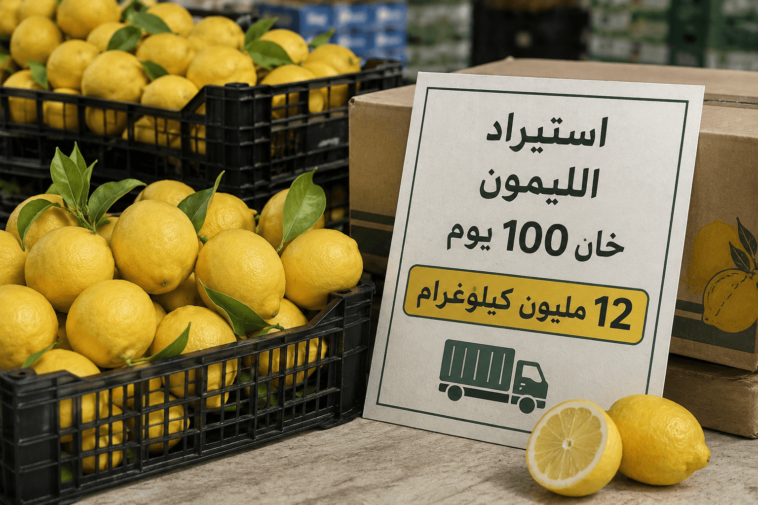 Al-Ghazawi warns of lemon import impact