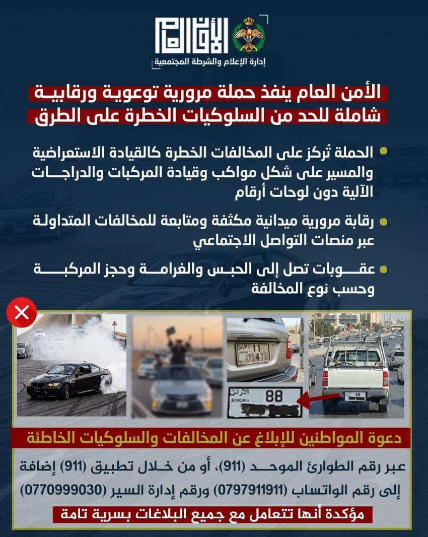 Security campaign enforces penalties for violations