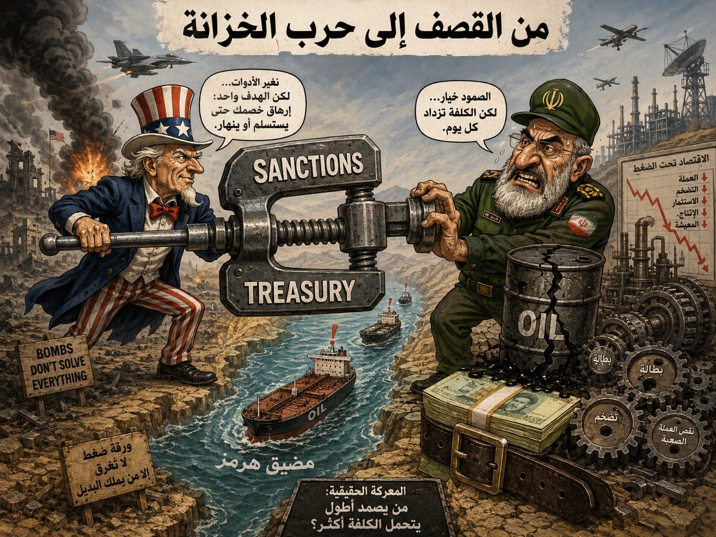 From Bombing to Financial Conflict