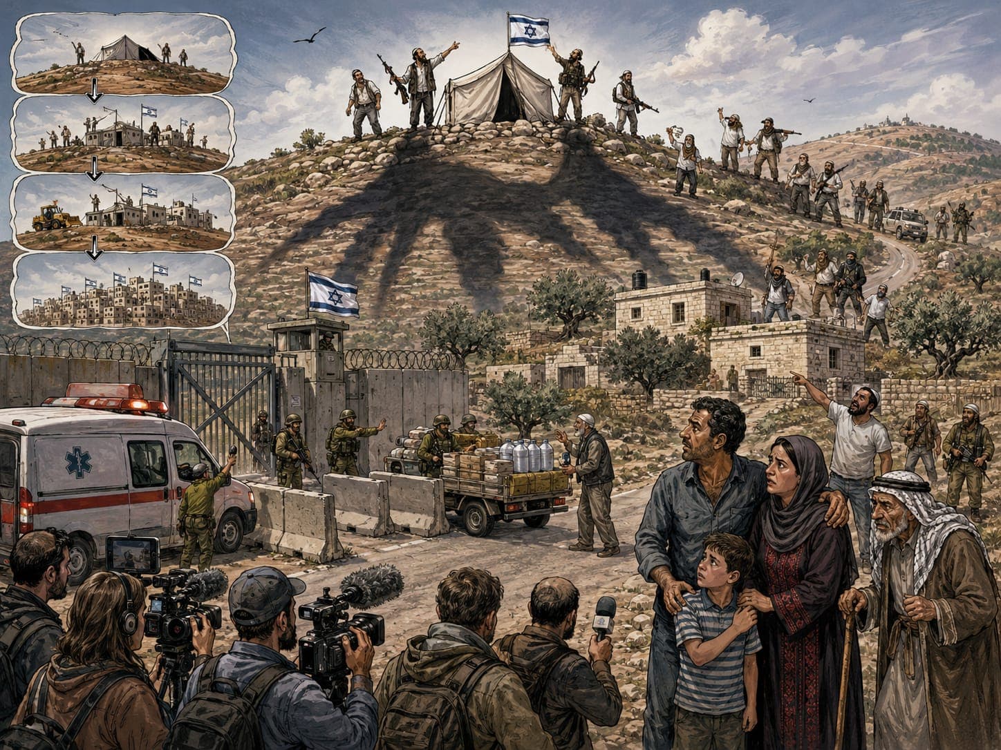 من خيمة المستوطن إلى بوابة الجيش بدون ضم