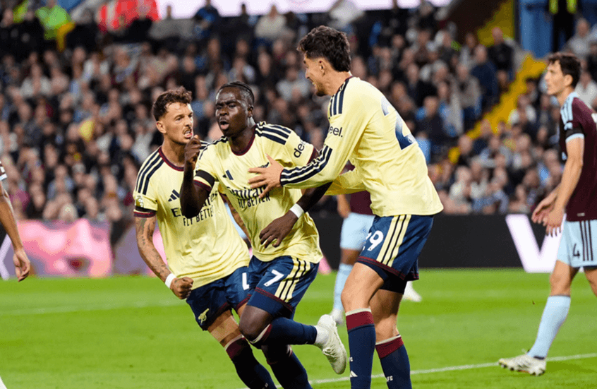 Arsenal beats Villa with Saka's goal