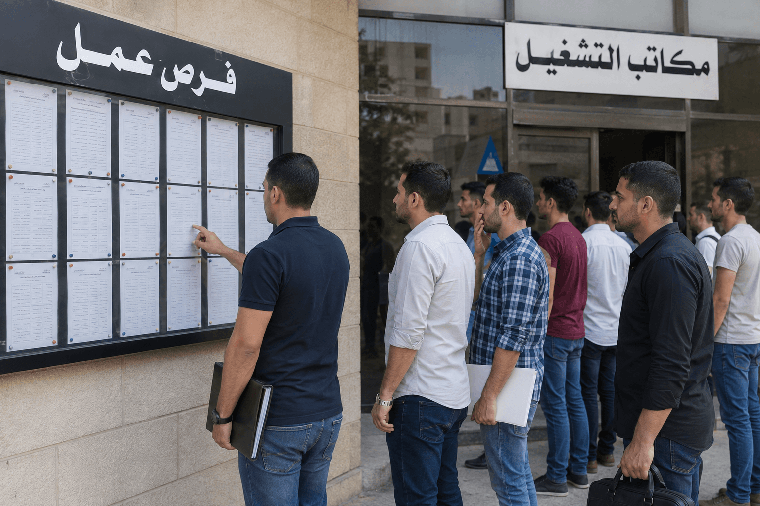 الخزاعي: 174 ألف جديد في سوق البطالة في آب
