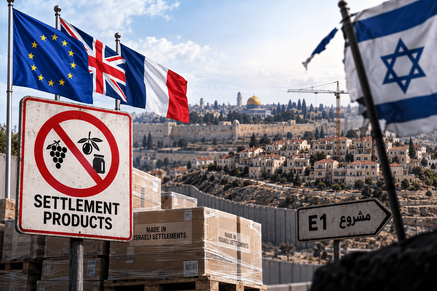 Europe limits Israeli settlements