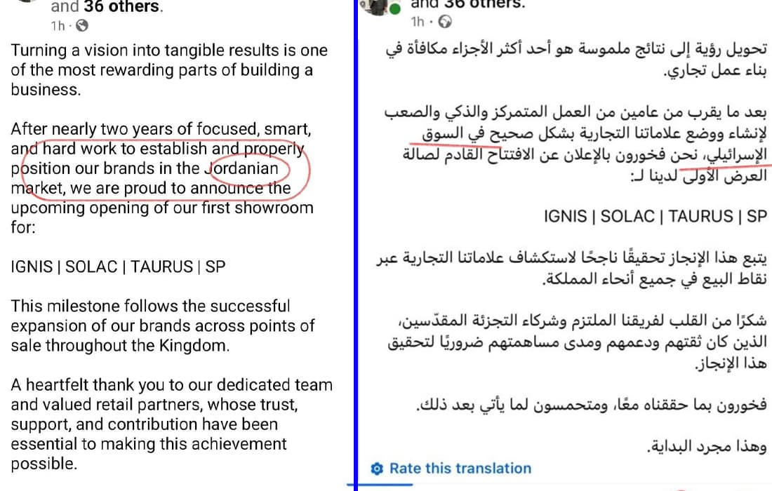 Facebook translation error fuels Arabic content concerns