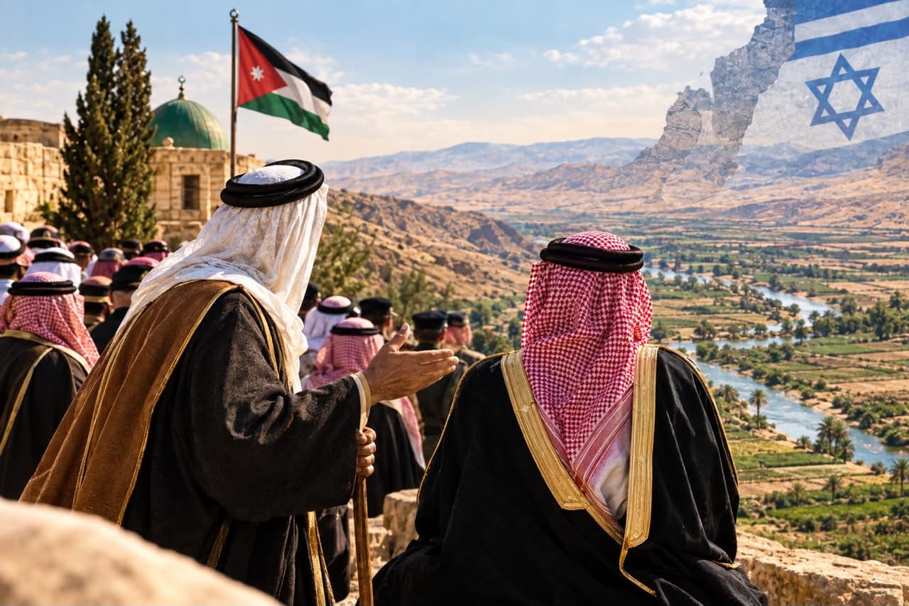 رد الأمير عبدالله بن الحسين على شيخ بني عباد