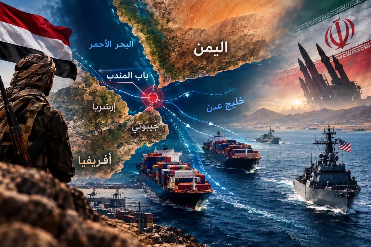 الخنق المزدوج في مضيق هرمز وباب المندب