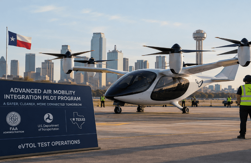 Texas Begins U S Electric Taxi Tests