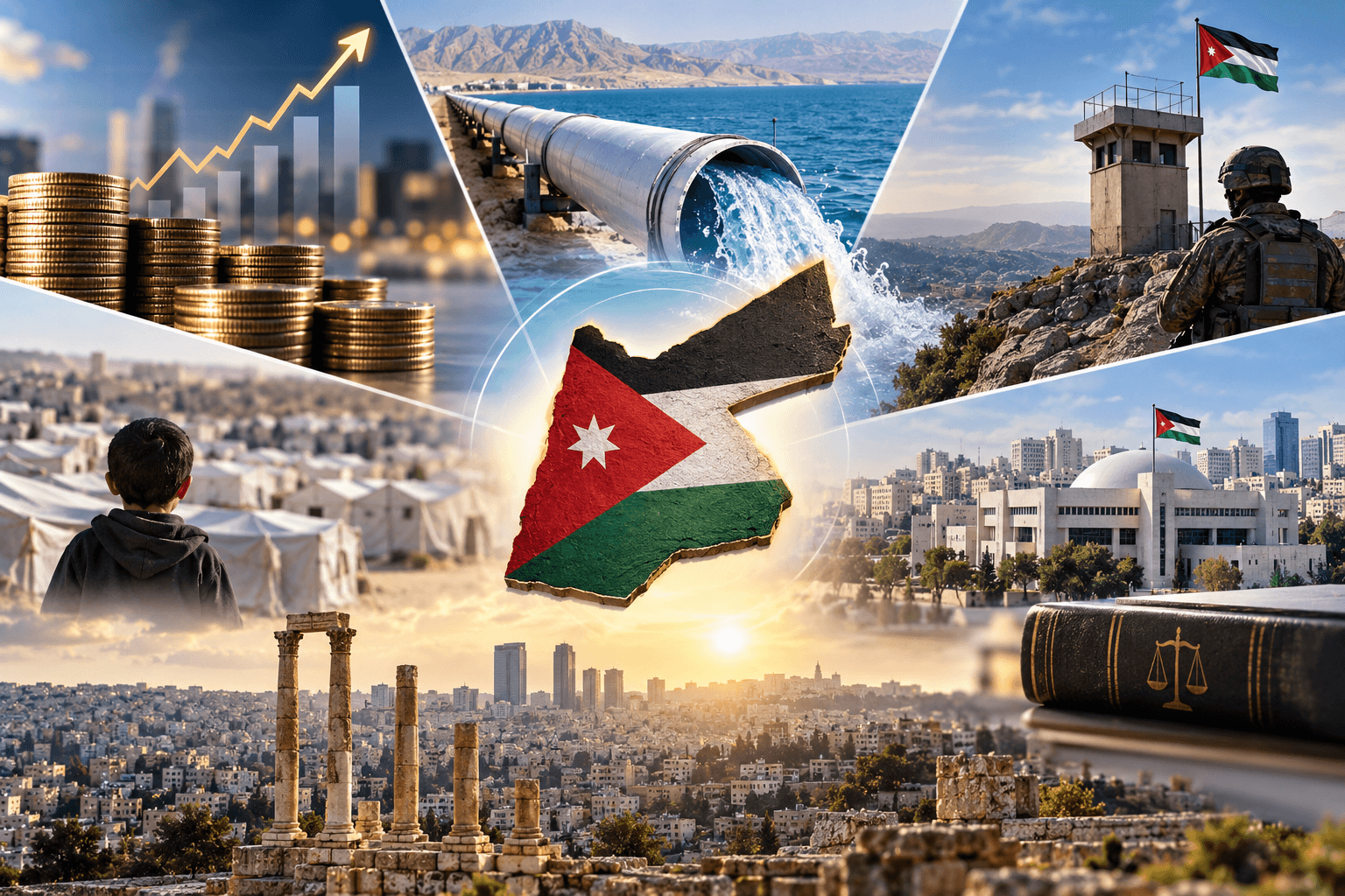 الخمس الكبرى في الأردن: تقييم استراتيجي من الاقتصاد إلى الأمن