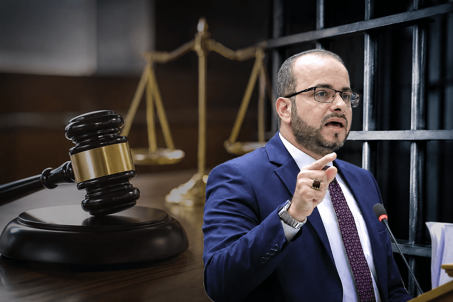 Al-Riyatí surrenders for his sentence