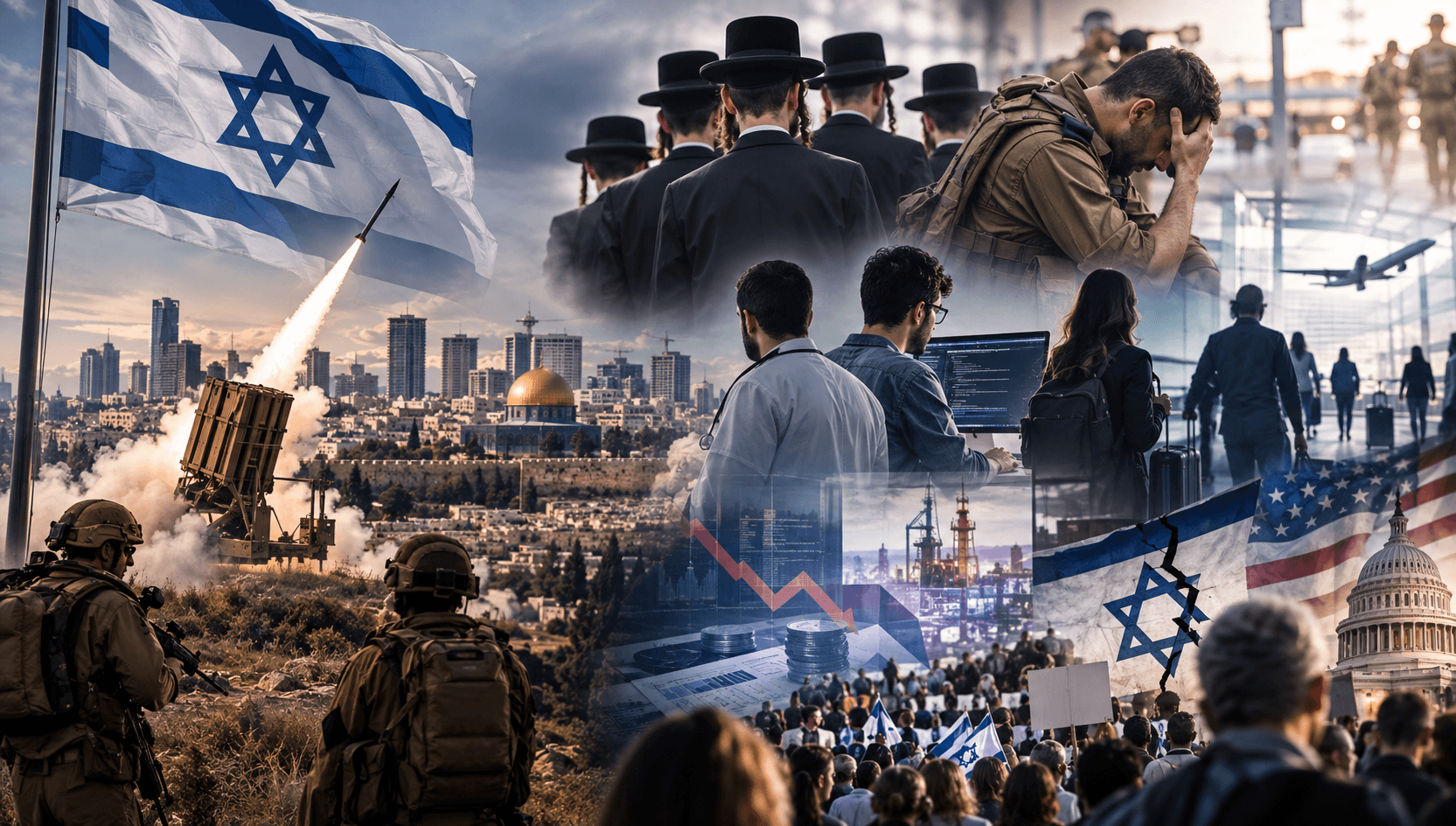 Israel faces internal threats beyond rockets