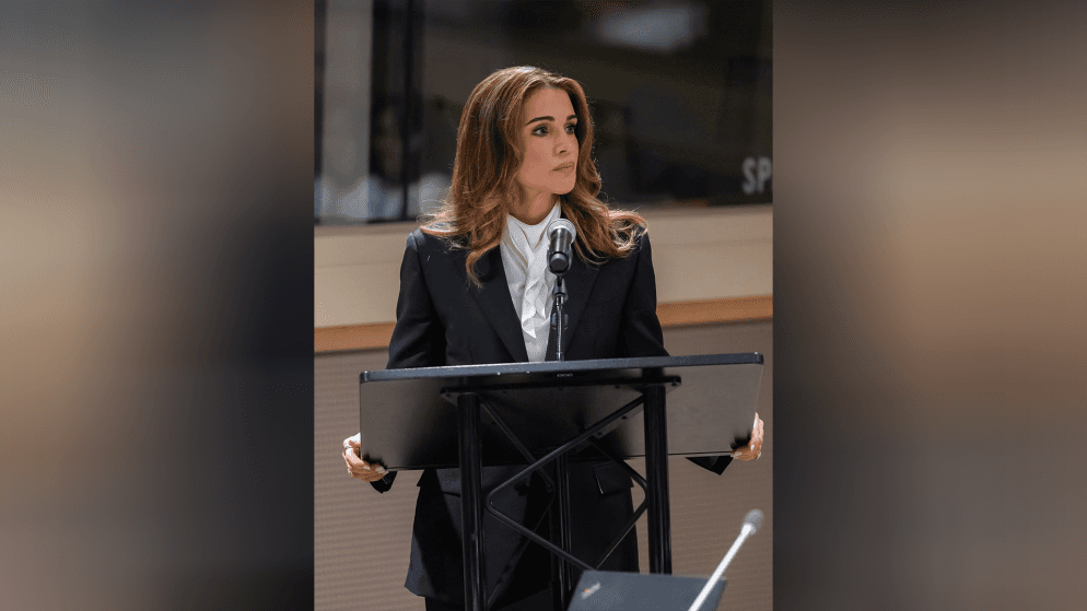 الملكة رانيا تناقش احتجاز الأطفال الفلسطينيين