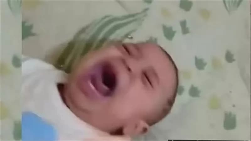 Mother punishes infant after dispute