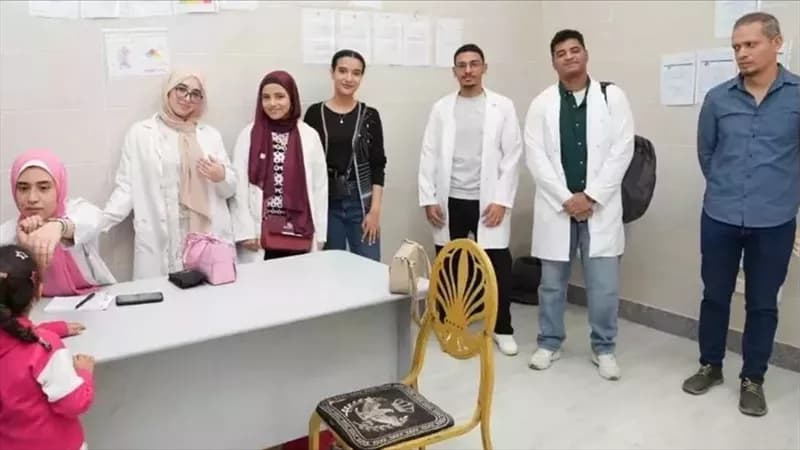 Asyut Medical convoy offers free exams in Bani Marr