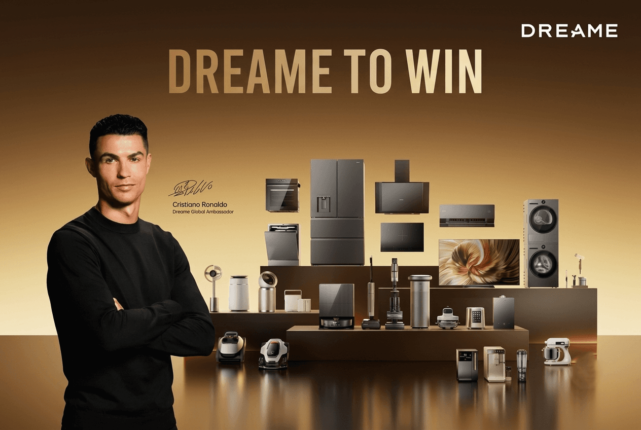 Dreame Names Ronaldo as Global Ambassador